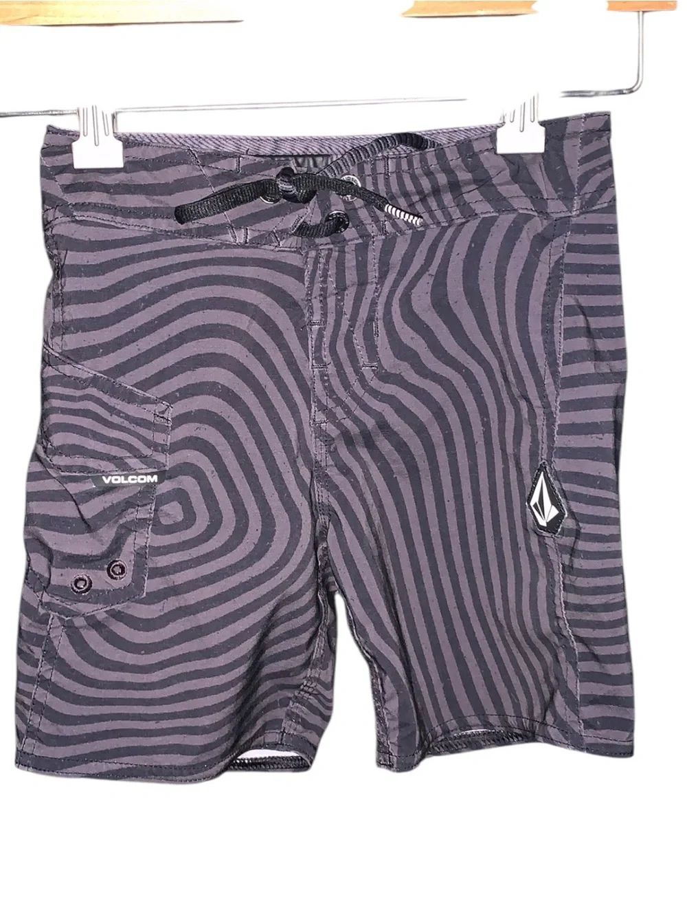 Volcom Boys 5 Filbert Stripe Mod Tech Board Shorts